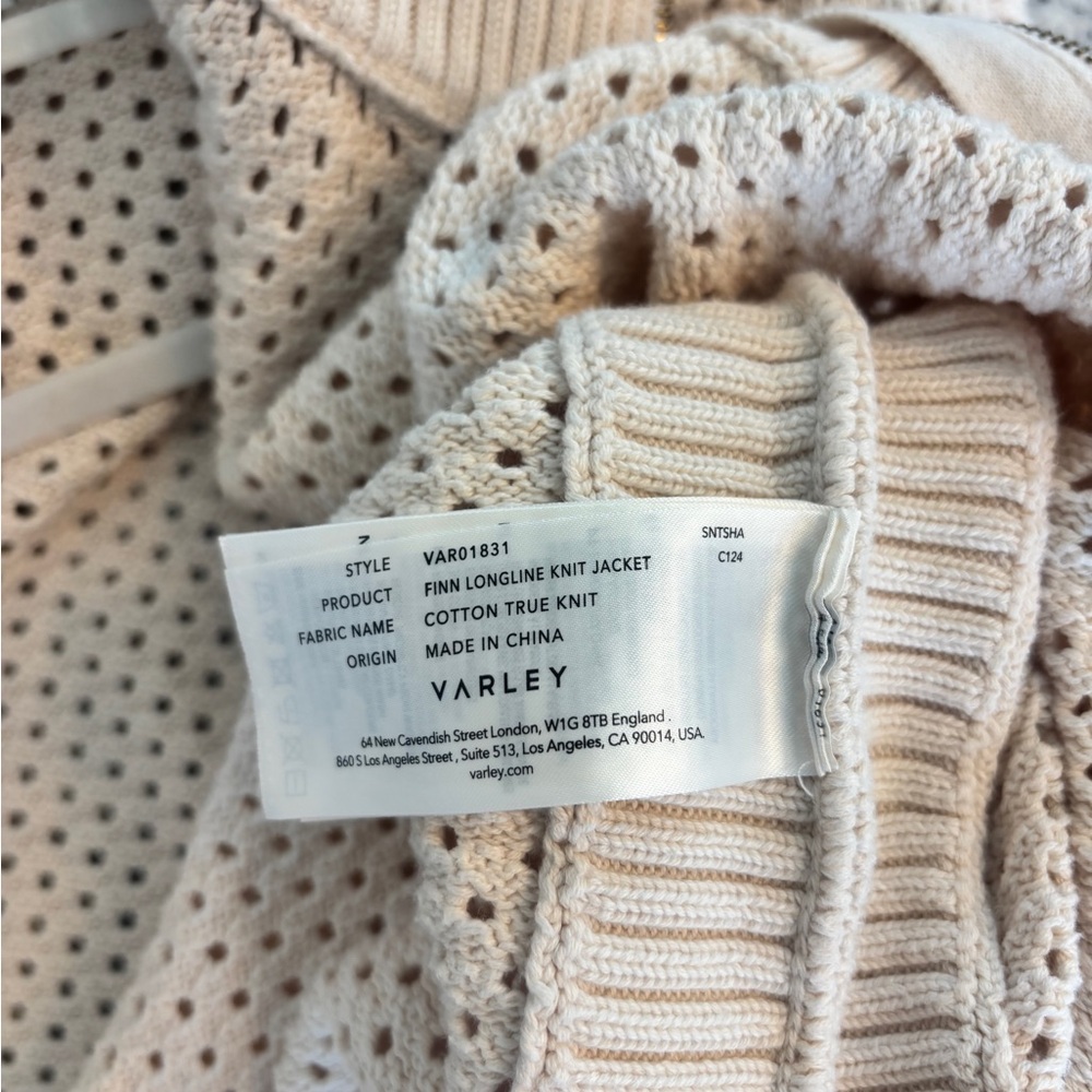 Varley Finn LongLine Knit Jacket - Picture 3 of 3